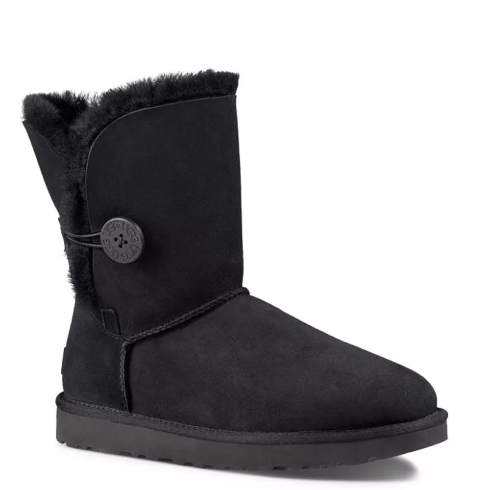 Black UGG Boots - Bailey Button, Short